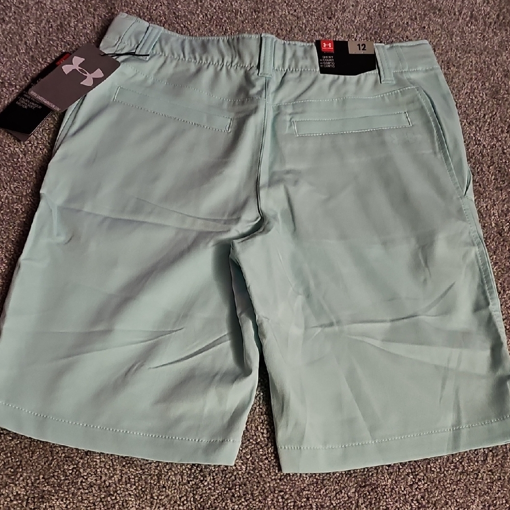 SS🔹️💜 Under Armour Kids Mint Shorts